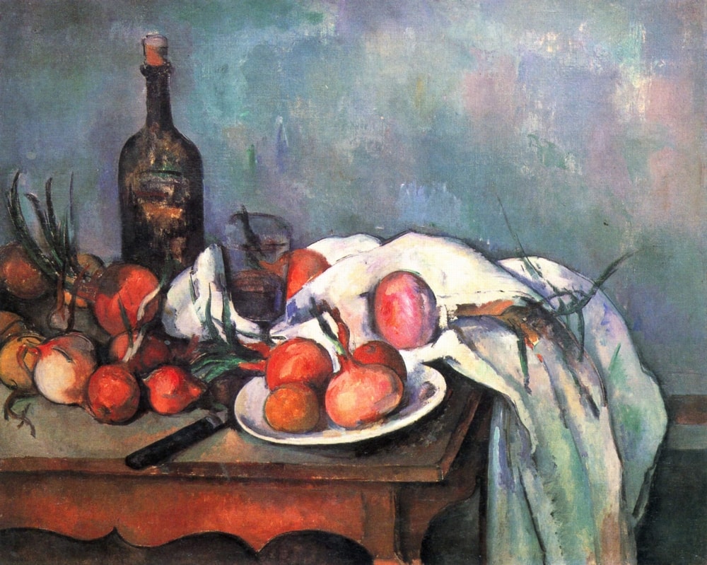 Hegyi Zoltán Imre: Csendélet hagymákkal (Paul Cézanne, 1898)