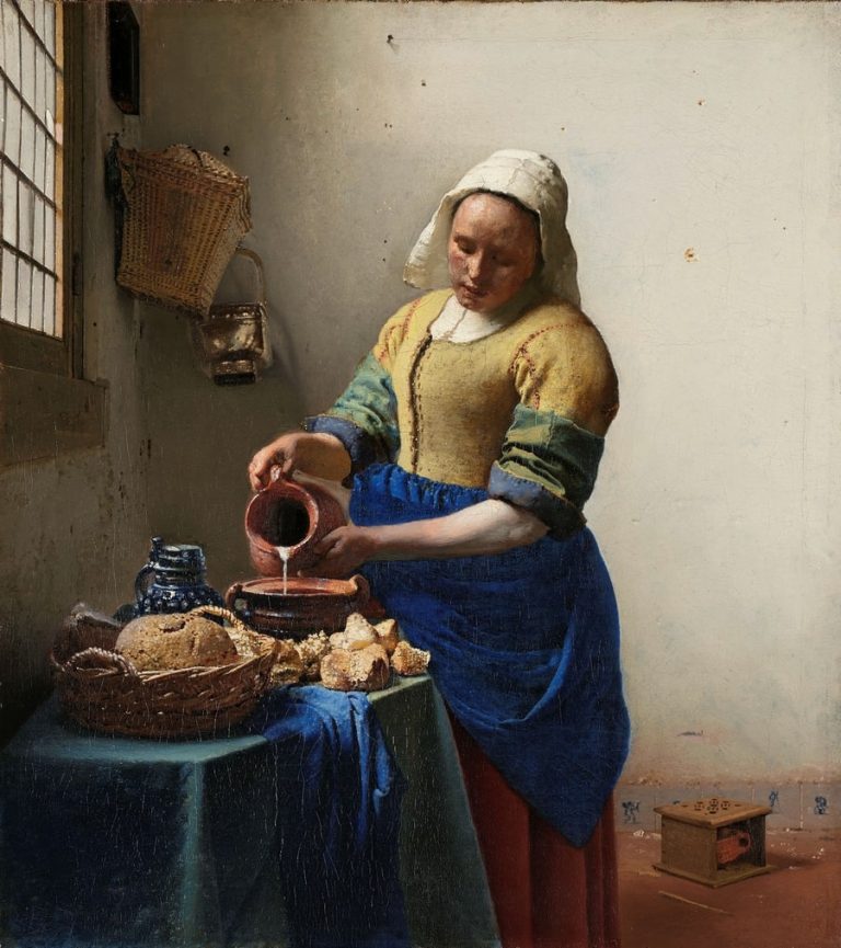 Hegyi Zoltán Imre: Tejet öntő lány (Jan Vermeer van Delft, 1660 körül)