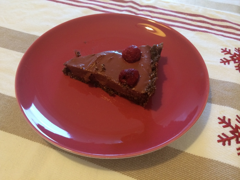 Fekete Emese: Málnás-csokoládés sajttorta, karácsonyi születésnapra